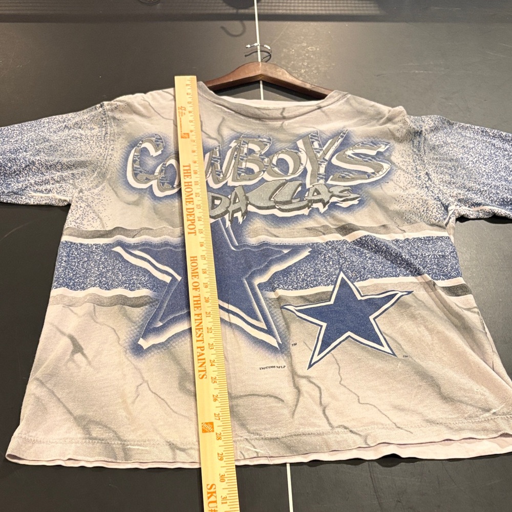 Greyish blue Dallas Cowboys size large 1995 Men's Tee - Picture 6 of 7